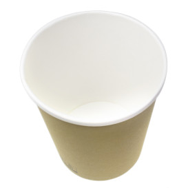 Kraft Carton Pot with White Border 1.000ml Ø11,7cm (500 Units)