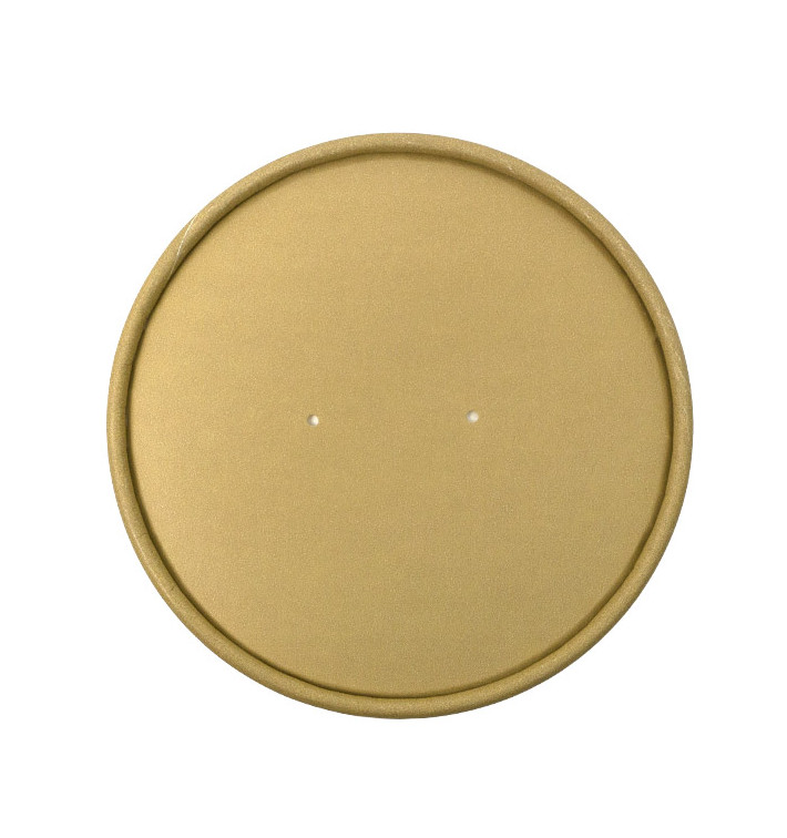 Kraft Carton Lid for Carton Pots of 11,7cm (25 Units) Kraft Carton Lid for Carton Pots of 11,7cm (25 Units)