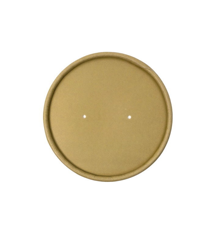 Kraft Carton Lid for Carton Pots of 9,0cm (25 Units) Kraft Carton Lid for Carton Pots of 9,0cm (25 Units)