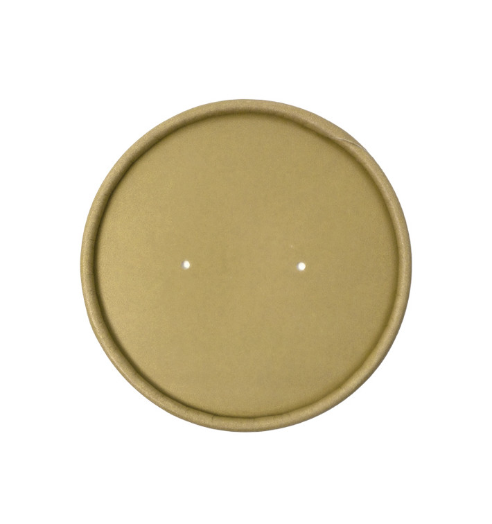 Kraft Carton Lid for Carton Pots of 9,8cm (25 Units) Kraft Carton Lid for Carton Pots of 9,8cm (25 Units)