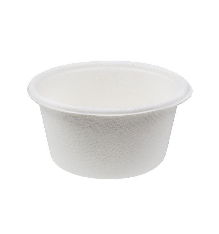 Sugarcane Container White Ø6,2cm 60ml (250 Units) Sugarcane Container White Ø6,2cm 60ml (250 Units)