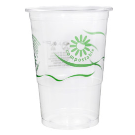 Compostable PLA Cup Clear 250ml Ø7,3cm (25 Units) 