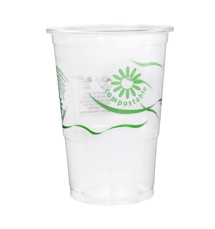 Compostable PLA Cup Clear 250ml Ø7,3cm (25 Units) Compostable PLA Cup Clear 250ml Ø7,3cm (25 Units)