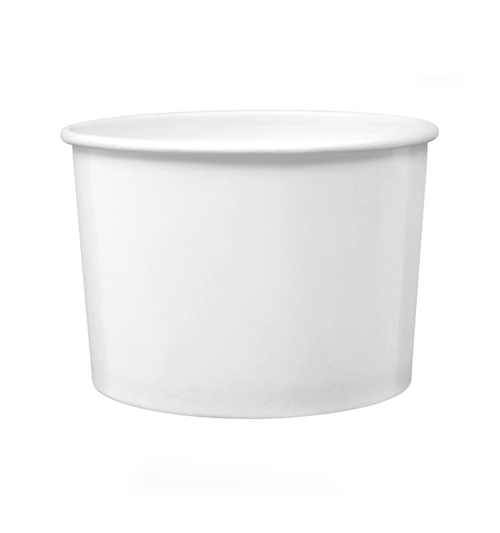 Paper Container White 488ml (250 Units) Paper Container White 488ml (250 Units)