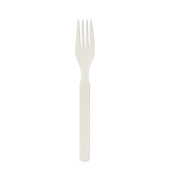 Reusable Durable Fork in PP Cream 17,9cm (50 Units) Reusable Durable Fork in PP Cream 17,9cm (50 Units)