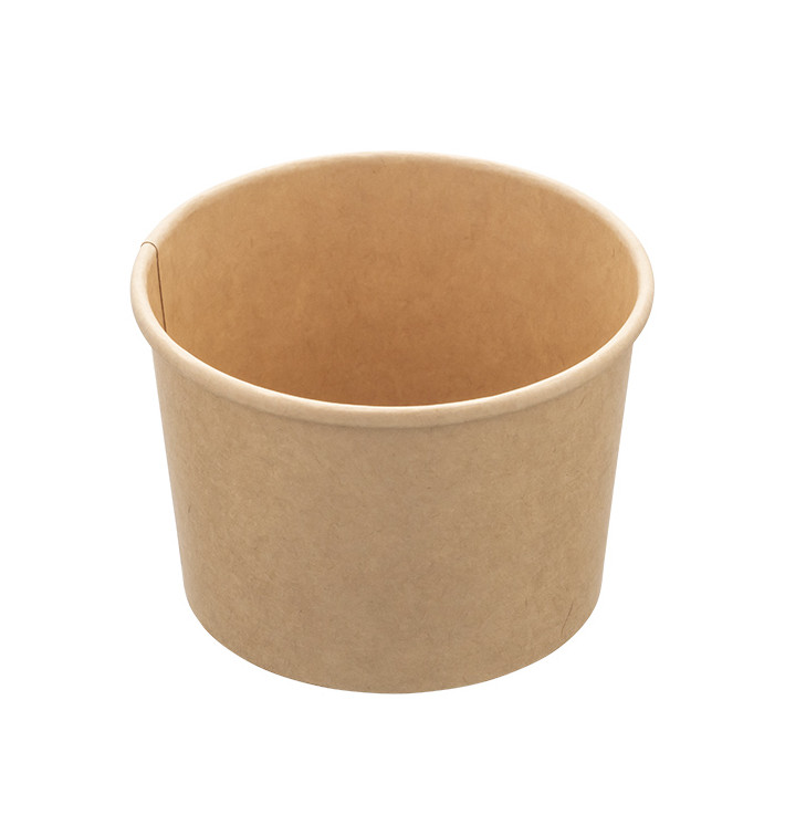 Dessert Cup Kraft Cardboard 250ml Ø9,0cm (50 Units) Dessert Cup Kraft Cardboard 250ml Ø9,0cm (50 Units)