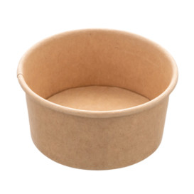 Multi-Food Bowl Kraft Cardboard 370ml Ø11,5cm (300 Units)