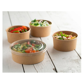 Multi-Food Bowl Kraft Cardboard 370ml Ø11,5cm (300 Units)
