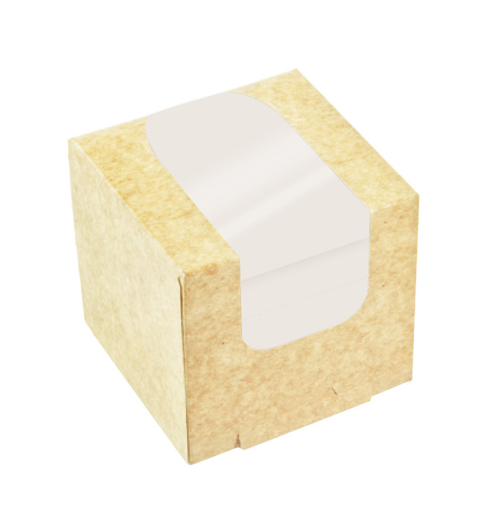 Cardboard Bucket PackiPack Vision Kraft 11x11x11cm (50 Units) Cardboard Bucket PackiPack Vision Kraft 11x11x11cm (50 Units)