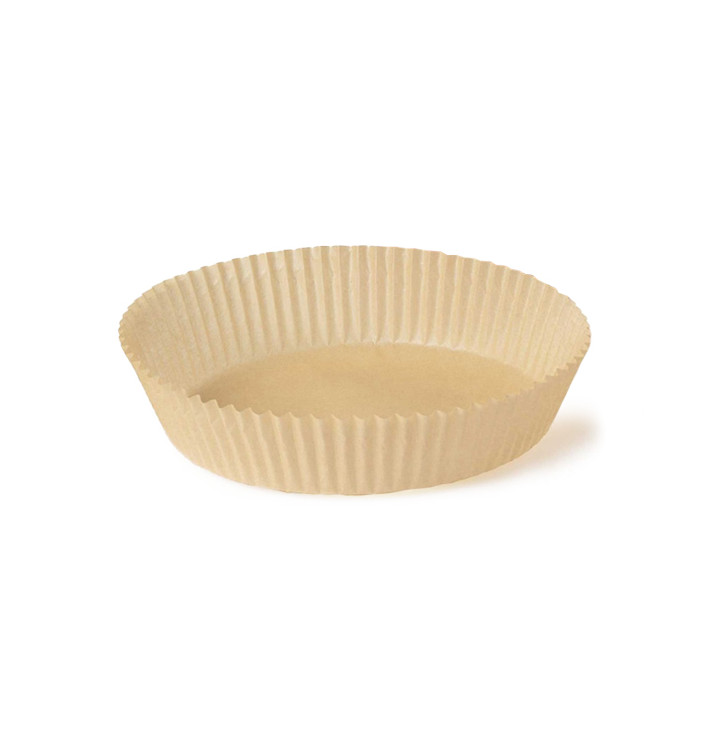 Kraft Air Fryer Paper 40g Ø16x4cm (1.000 Units) Kraft Air Fryer Paper 40g Ø16x4cm (1.000 Units)