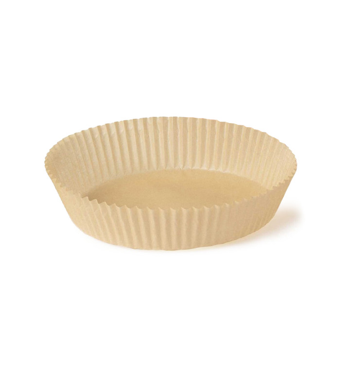 Kraft Air Fryer Paper 40g Ø20x4cm (1.000 Units) Kraft Air Fryer Paper 40g Ø20x4cm (1.000 Units)