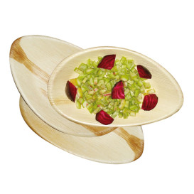 Palm Leaf Tray Oval Shape 26x16x2,5cm (25 Units) 