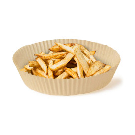 Kraft Air Fryer Paper 40g Ø20x4cm (50 Units)