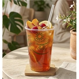 Compostable PLA Cup Clear 250ml Ø7,3cm (25 Units) 