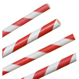Paper Straw Straight Wrapped Ø0,6cm 20cm (250 Units)