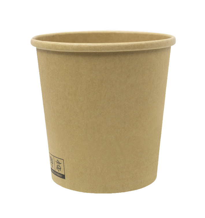 Kraft-Kraft Carton Pot 450ml Ø9,5cm (400 Units) Kraft-Kraft Carton Pot 450ml Ø9,5cm (400 Units)