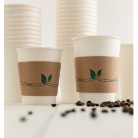 Paper Cup Sleeve Corrugated 12 / 20 Oz (100 Units)