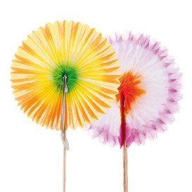 Ice Cream Decorating Set Chinese Fan Design 7,5cm 