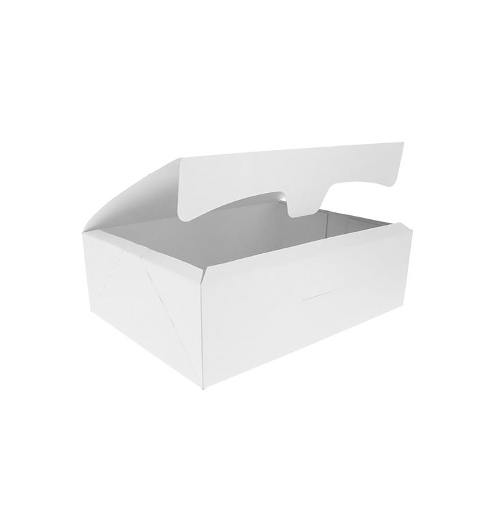 Paper Bakery Box White 17,5x11,5x4,7cm 250g (360 Units) Paper Bakery Box White 17,5x11,5x4,7cm 250g (360 Units)