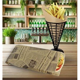 Paper Food Cone Grease-Proof Karft 19,5cm 50gr (100 Units)