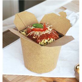 Paper Take-Out Box Kraft 450ml (25 Units)