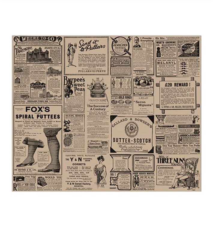 Paper Food Wrap Grease-Proof "Times" Kraft 31x38cm (4.000 Units) Paper Food Wrap Grease-Proof "Times" Kraft 31x38cm (4.000 Units)