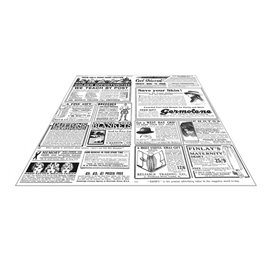 Paper Food Wrap Grease-Proof "Times" 31x38cm (1.000 Units) 