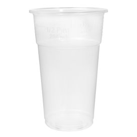 Plastic Cup PP Clear 375ml Ø8,0cm (74 Units) 