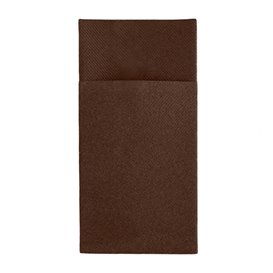 Pocket Fold Airlaid Napkins "Kanguro" Brown 40x40cm (30 units) 