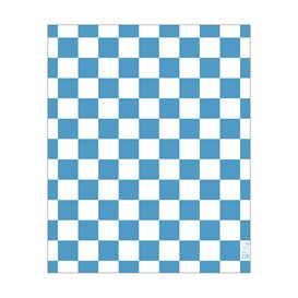 Paper Food Wrap Grease-Proof “Vichy” Blue 20x24,5cm (1.000 Units)