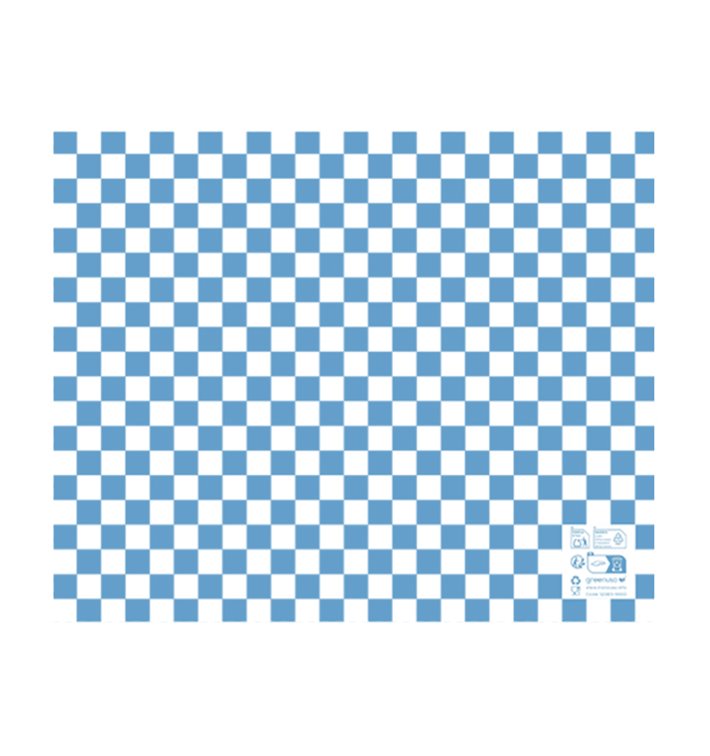 Paper Food Wrap Grease-Proof “Vichy” Blue 20x24,5cm (1.000 Units) Paper Food Wrap Grease-Proof “Vichy” Blue 20x24,5cm (1.000 Units)