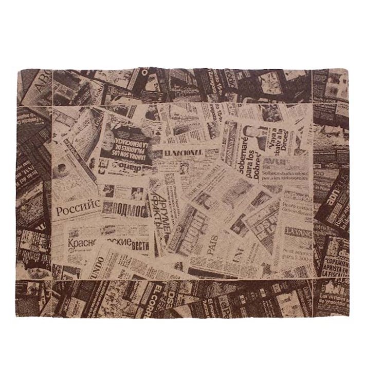 Paper Placemats 30x40cm Kraft "Prensa" 50g (500 Units) Paper Placemats 30x40cm Kraft "Prensa" 50g (500 Units)