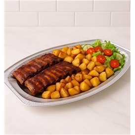 Foil Tray Oval shape 2150ml (10 Units)