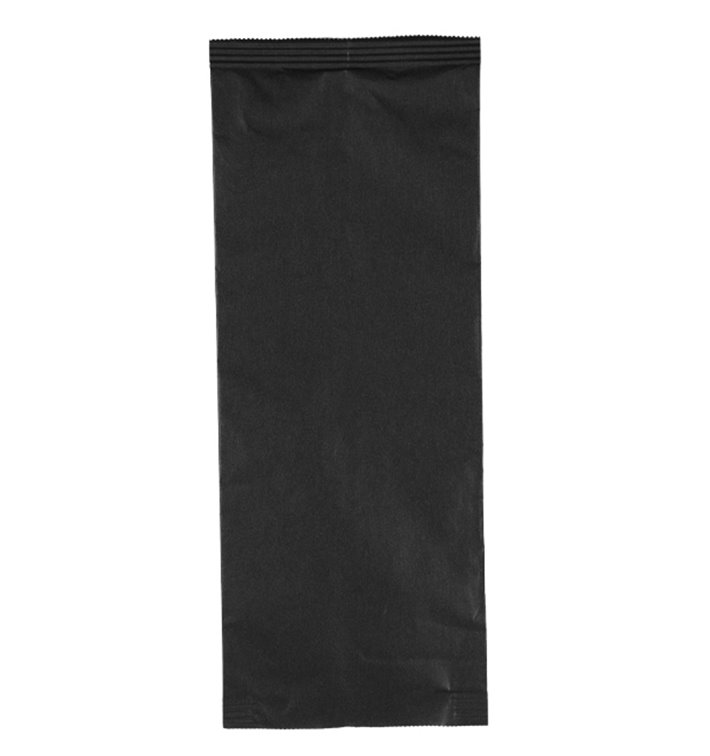 Paper Cutlery Envelopes with Crèmeh Napkin Black 11x25cm (800 Units)