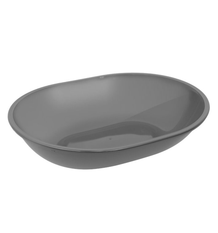 Reusable Durable Reusable Bowl PP Bio Grey “Revolve” Oval 1000ml 22x17,4x5cm (36 Units) Reusable Durable Reusable Bowl PP Bio Grey “Revolve” Oval 1000ml 22x17,4x5cm (36 Units)