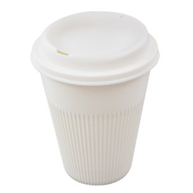 Durable Reusable PP Cream Lid for Tumbler Ø9,6cm (50 Units)