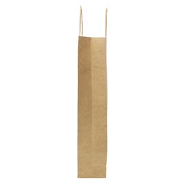 Paper Bottle Bag with Handles Kraft 18+8x39cm (300 Units)