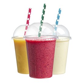 Paper Straw Straight Assorted "Ice Drink" Ø0,8cm 24cm (3.000 Units)