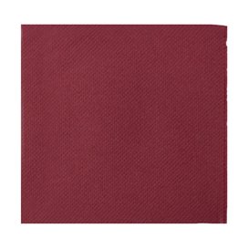 Cocktail Napkin 20x20cm 2-ply Burgundy (100 Units)