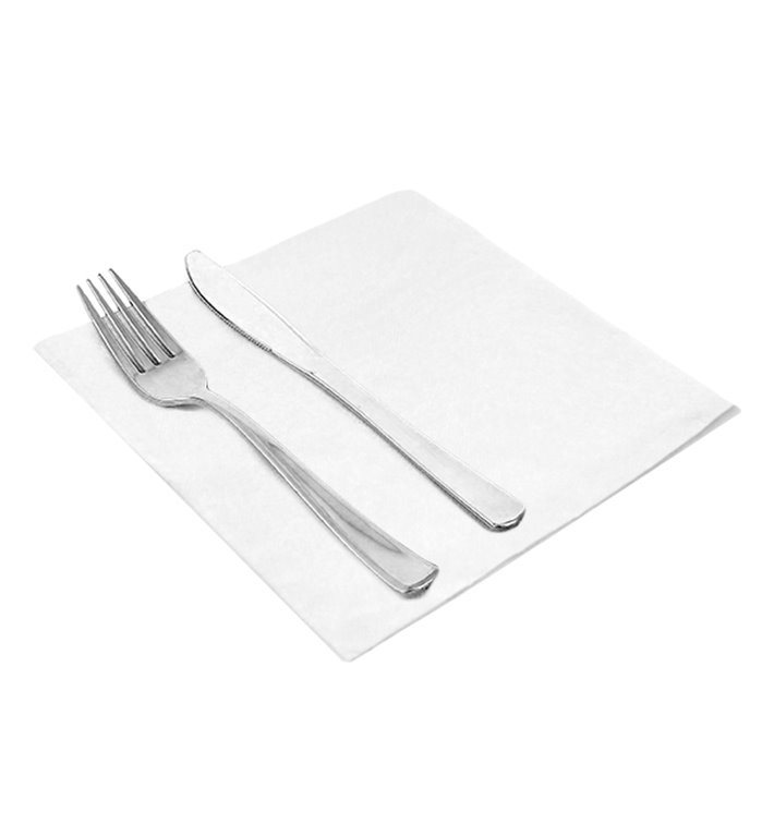 Paper Napkin Double Point 40x40cm 2-ply White (1.200 Units) Paper Napkin Double Point 40x40cm 2-ply White (1.200 Units)