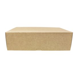 Kraft Cardboard Bakery Box 20,4x15,8x6cm 1kg (20 Units) 