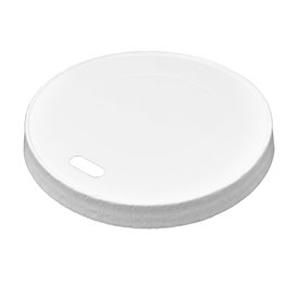 Travel Lid with White Paper Hole Ø8,0cm (1.000 Units)
