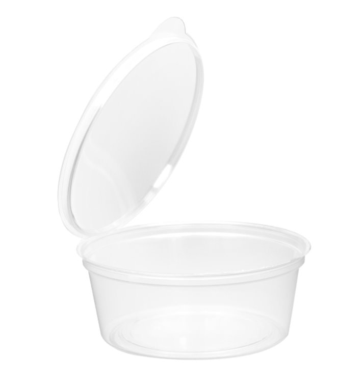 Plastic Container APET Round shape Transparente 80ml (450 Units) Plastic Container APET Round shape Transparente 80ml (450 Units)