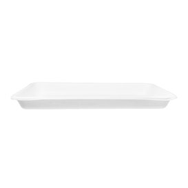 White Sugar Cane Tray 24,5x17,5cm (500 Units)