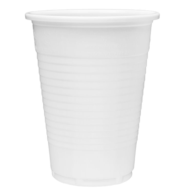 Reusable Plastic Cup in PP White 200ml (100 Units) Reusable Plastic Cup in PP White 200ml (100 Units)
