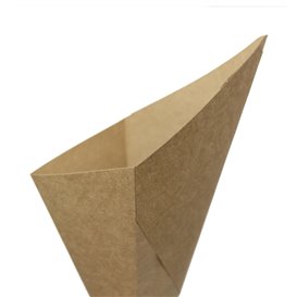Paper Dipping Cone Kraft 19,5cm 100g (50 Units)