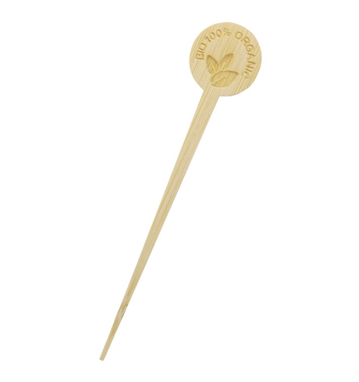 Organic Bamboo Skewer 10cm (600 Units) Organic Bamboo Skewer 10cm (600 Units)