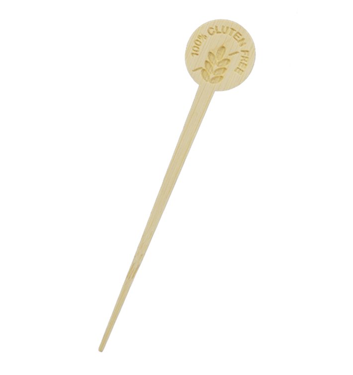 Gluten Free Bamboo Skewer 10cm (50 Units) Gluten Free Bamboo Skewer 10cm (50 Units)