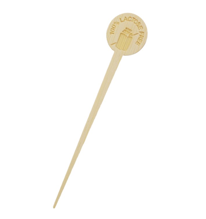 Lactose Free Bamboo Skewer 10cm (600 Units) Lactose Free Bamboo Skewer 10cm (600 Units)