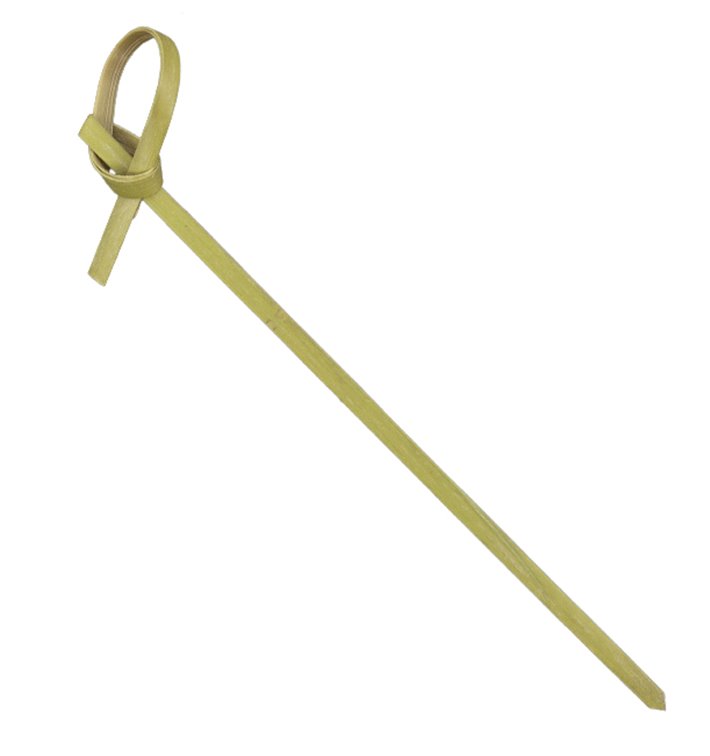 Bamboo Bow Skewer Natural 10cm (2.500 Units) Bamboo Bow Skewer Natural 10cm (2.500 Units)